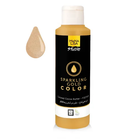  Coloured Cocoa Butter Sparkling Gold